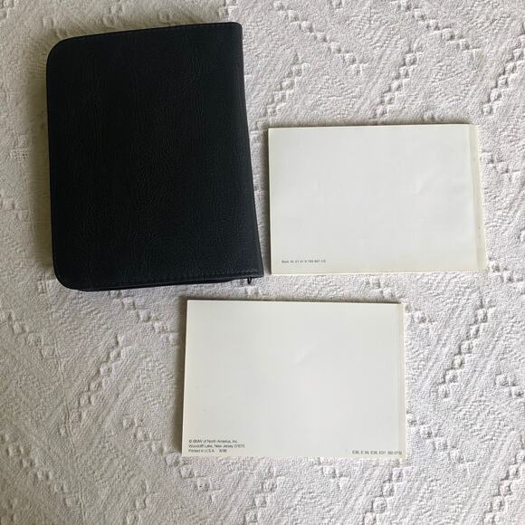 1997 BMW 3 Series Owners Manual Original with Leather Case and Extras OEM - Picture 3 of 8